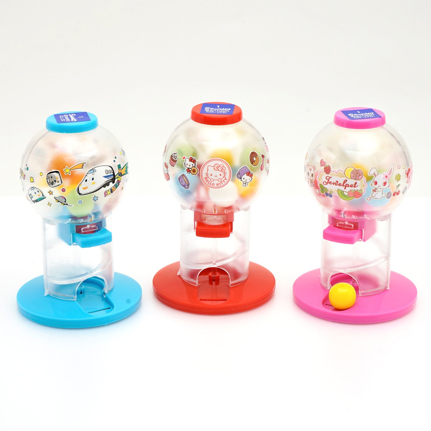 Sanrio Characters Spiral Gum Ball Machine 17g