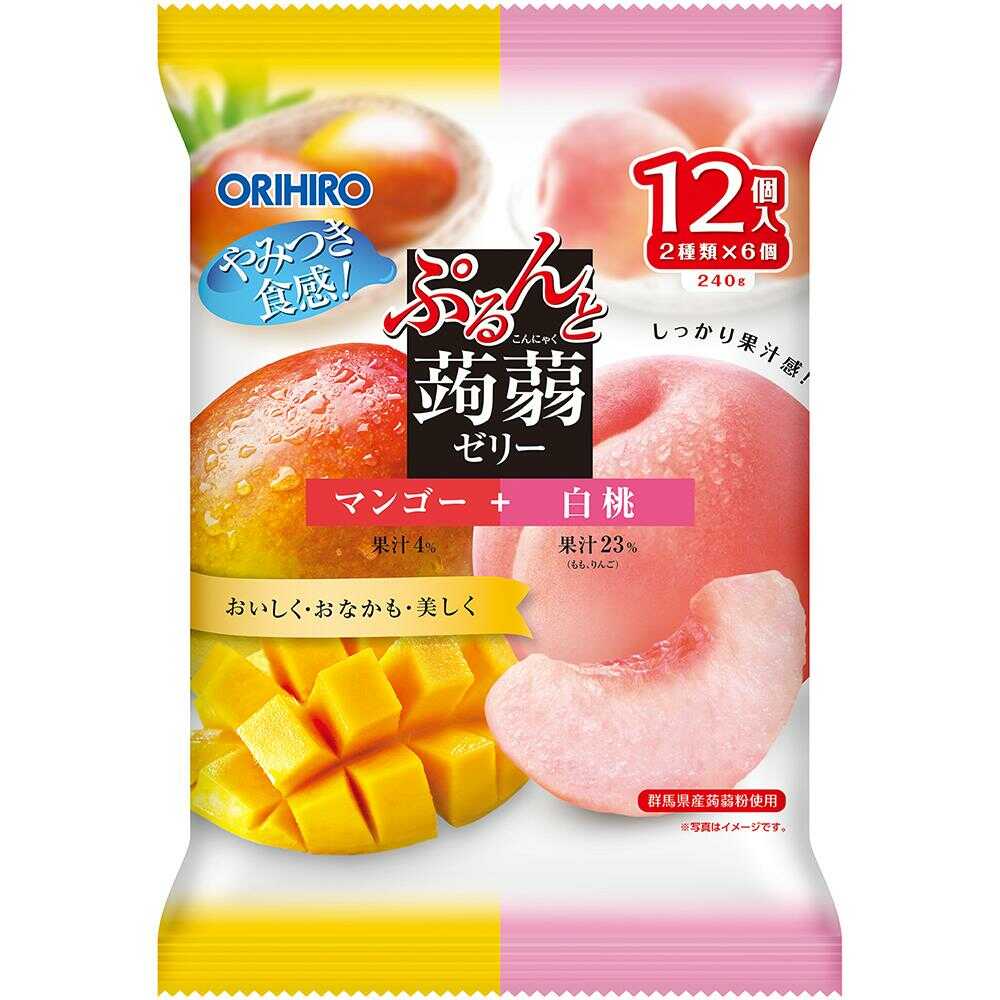Purun to Konnyaku Jelly Pouch Mango+Hakuto