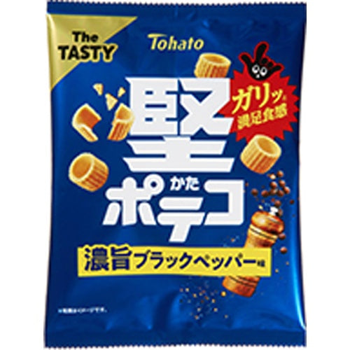 Tohato - Hard Poteco Potato Snack <Black Pepper> 50g