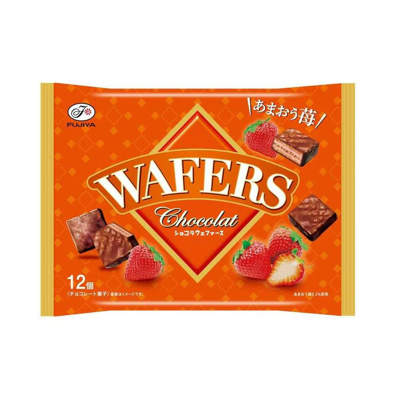 Fujiya - Chocolate Wafers <Amaou Strawberry>12P 62g