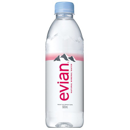 Evian bottle PET 500ml