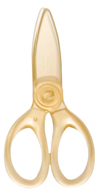 Kokuyo Safety Blade Plastic Scissors - Yellow