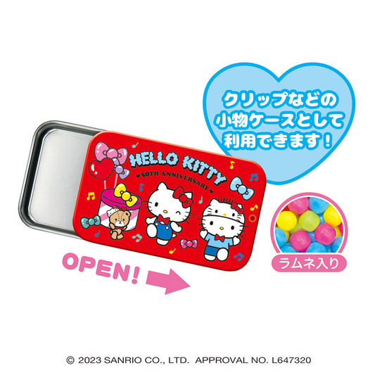 HELLO KITTY 50th Can Ramune Candy