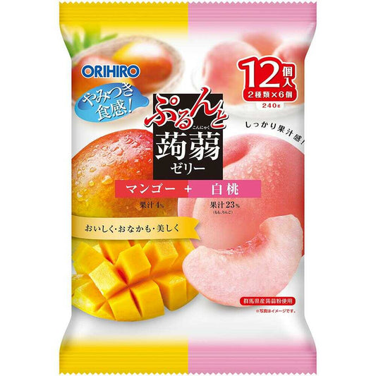 Purun to Konnyaku Jelly Pouch Mango+Hakuto