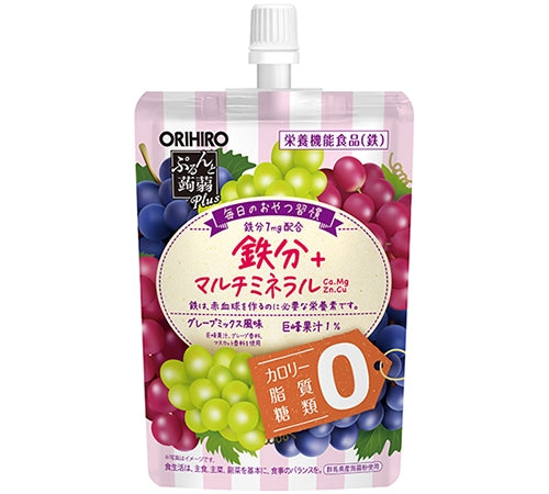 Orihiro Purunto Konjac Jelly Plus Grape flavor 130g