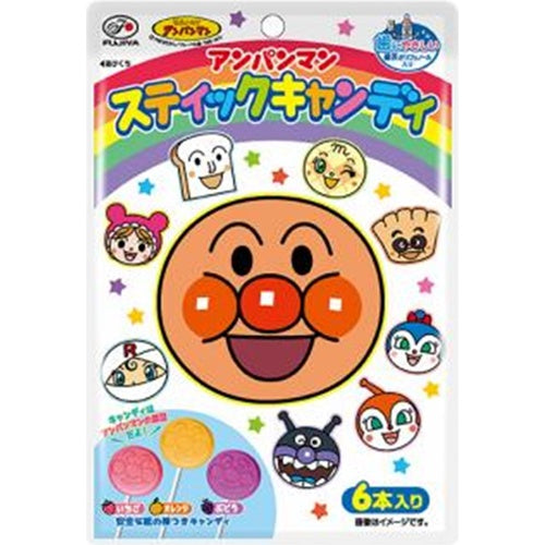 Fujiya Anpanman Stick Lollipop 6pcs