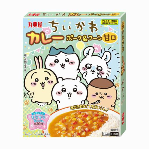 Marumiya Chiikawa Mild Curry Pork & Corn Flavor 160g