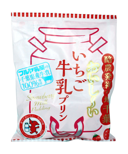 Fujisyo - Delicious Strawberry Milk Pudding (Milk from Chiba) 147g