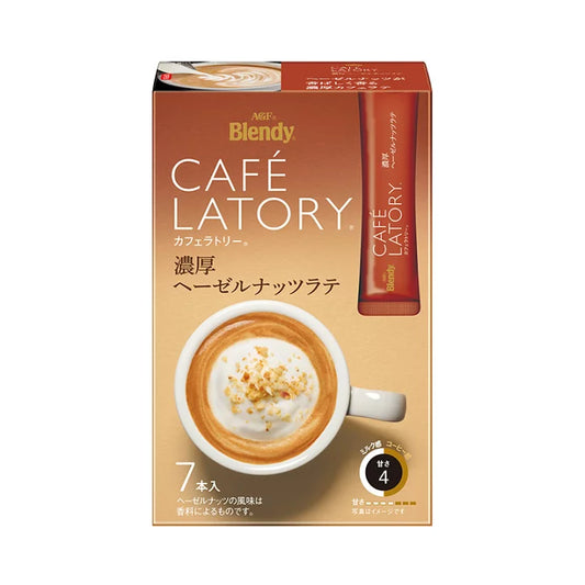 AGF - Blendy Cafe Latory Coffee Stick <Rich Hazelnut Latte> 7P 73.5g