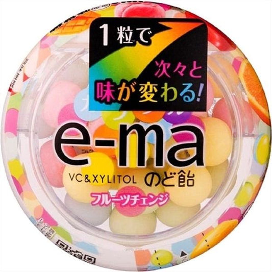 UHA - e-ma Colorful Fruits Change Candy Case 33g