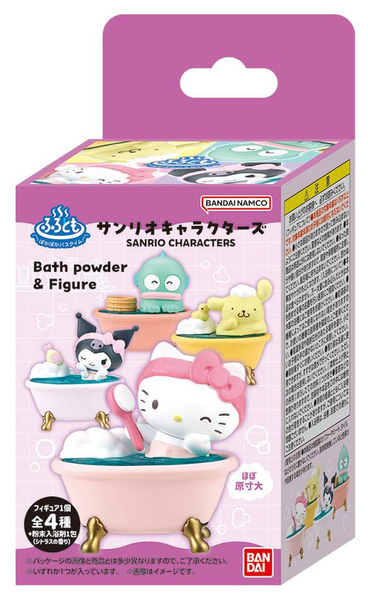 Bandai Sanrio Characters Bath Powder With Toys